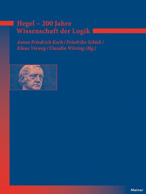 cover image of Hegel – 200 Jahre Wissenschaft der Logik